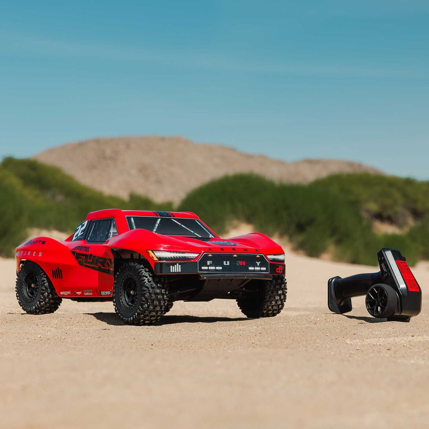 ARRMA 1/10 FURY 2WD RTR Brushed Short Course Truck (Battery & Charger Included)