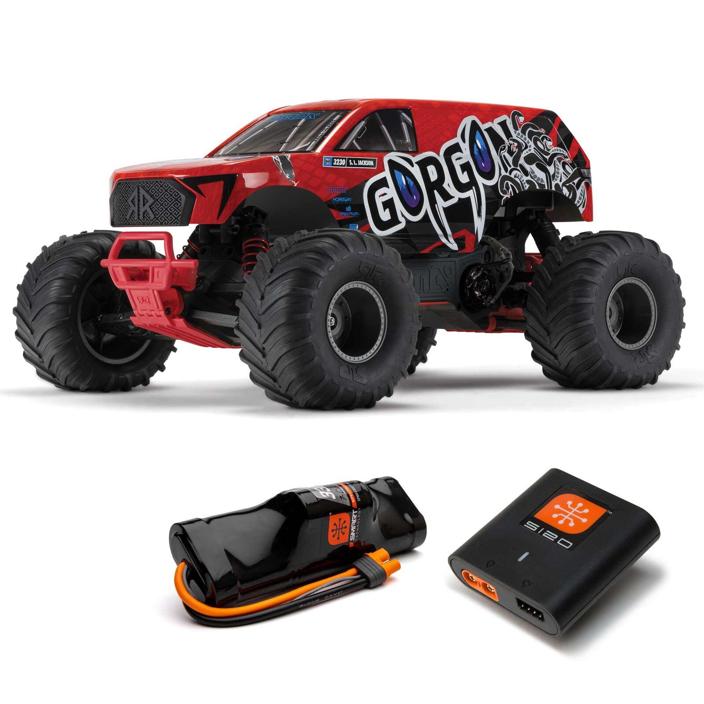 ARRMA 1/10 GORGON 2WD RTR Brushed Monster Truck (Battery & Charger Included)