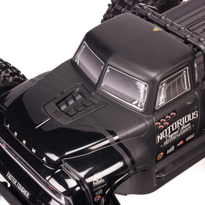 ARRMA 1/8 NOTORIOUS 6S 4X4 RTR Brushless Stunt Truck