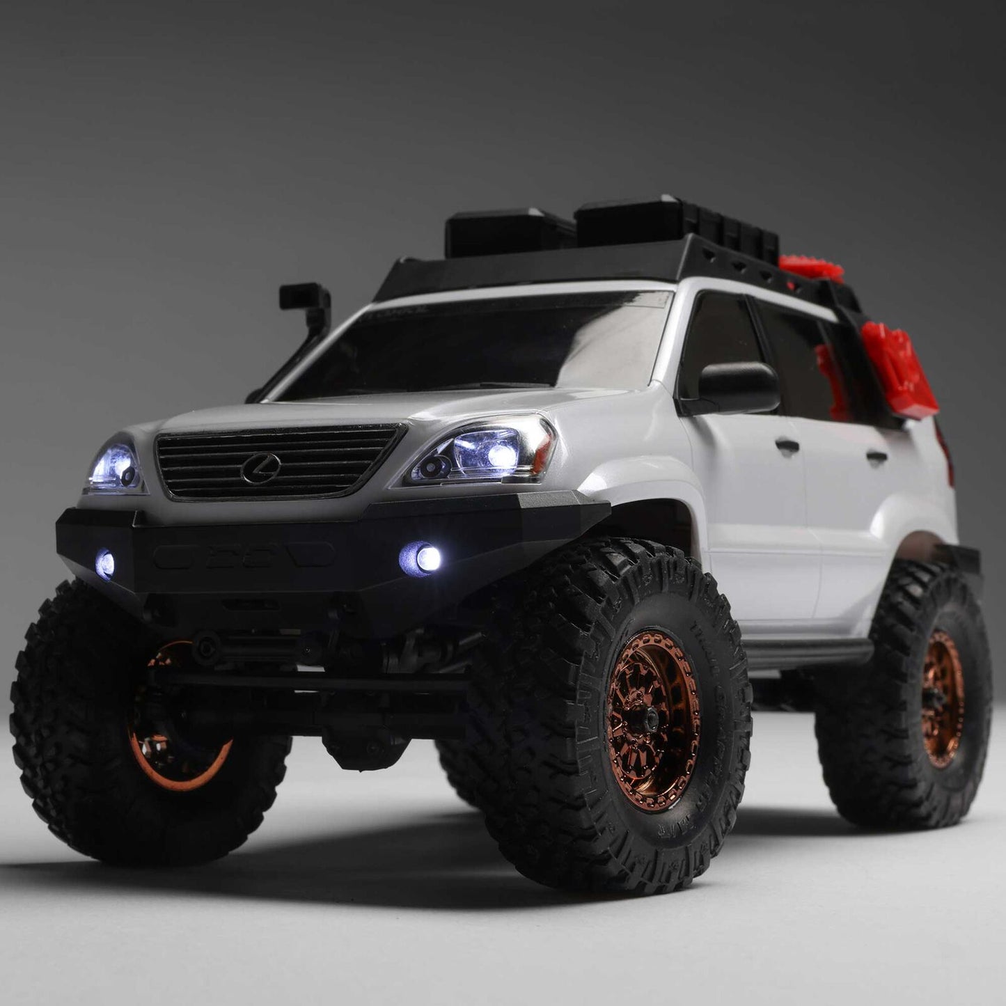 Axial 1/24 SCX24 Lexus GX 470 4X4 RTR Brushed Rock Crawler (Battery & Charger Included)