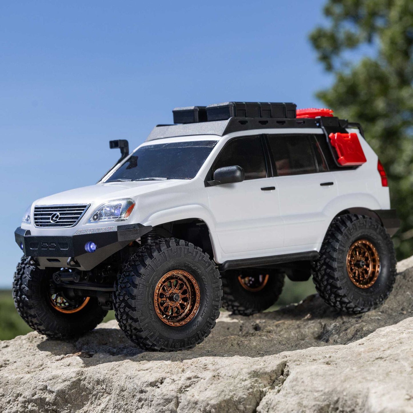 Axial 1/24 SCX24 Lexus GX 470 4X4 RTR Brushed Rock Crawler (Battery & Charger Included)