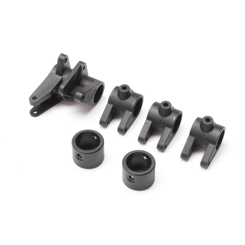 Axle Tube Link Mount Set & Cap: 1/10 SCX10 PRO