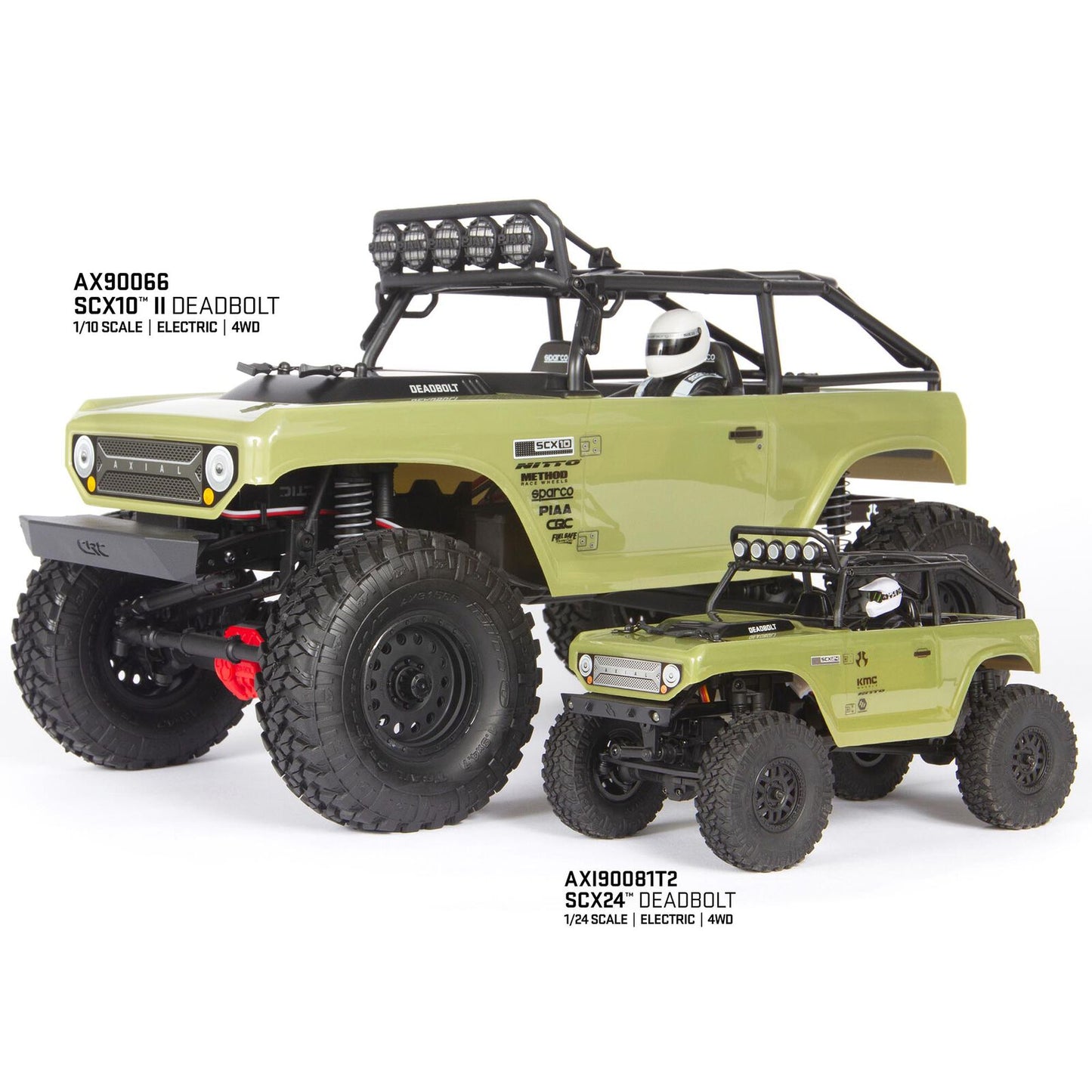 Axial 1/24 SCX24 Deadbolt 4WD Rock Crawler Brushed (Battery & Charger Included)