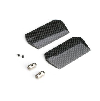 3D Carbon Fiber Flybar Paddle Set: B45