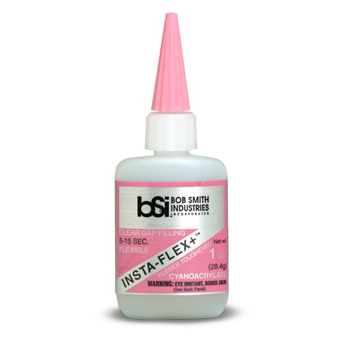 BSI Insta-Flex+ Flexible Rubber-Toughened Super Glue CA 28 g (1 oz)