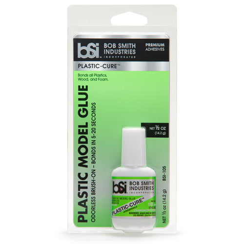 BSI Plastic-Cure Thick Super Glue CA 14 g (1/2 oz)