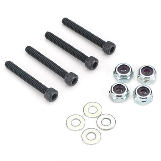 Socket Bolts with Nuts 6-32 x 1in