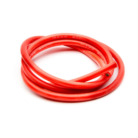 10AWG Silicone Wire 3' Red