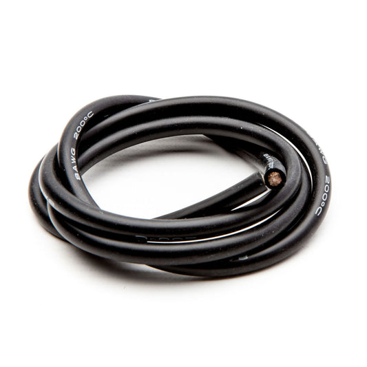 8AWG Silicone Wire 3' Black