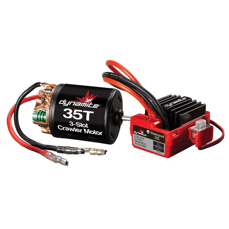 Brushed Crawler Motor/ESC Combo 35T