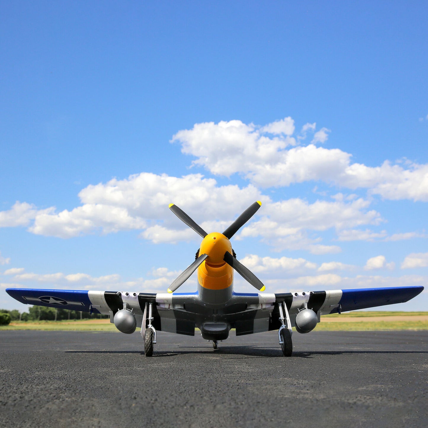 E-flite P-51D Mustang 1.5m Smart BNF Basic with AS3X and SAFE Select