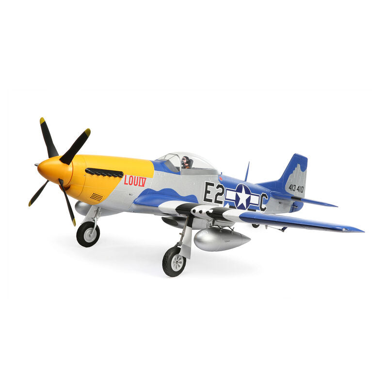 E-flite P-51D Mustang 1.5m Smart BNF Basic with AS3X and SAFE Select