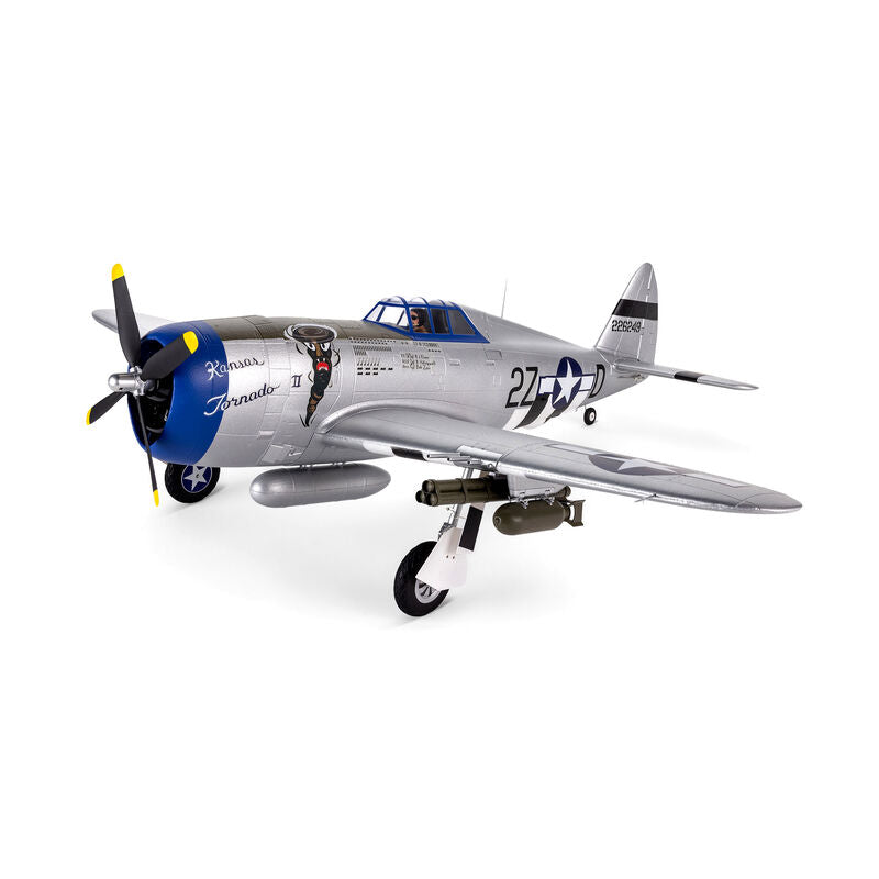 E-flite P-47 Razorback 1.2m BNF Basic with AS3X & SAFE Select