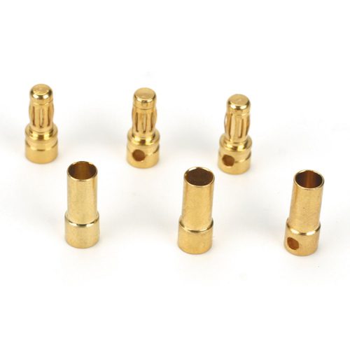 Gold Bullet Connector Set3.5mm (3)