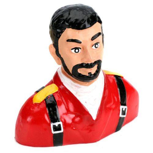 1/5 Pilot Civilian with Beard (Red)