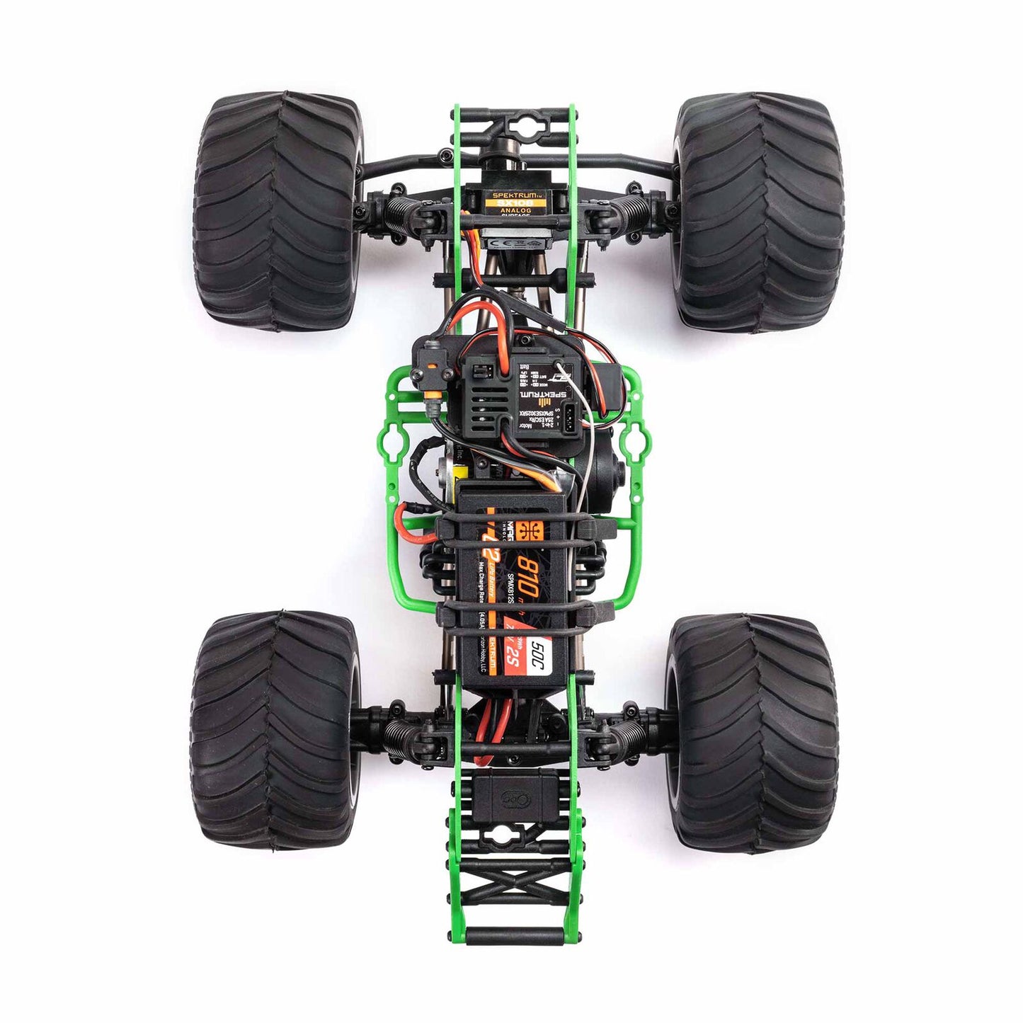 Losi 1/18 Mini LMT Grave Digger 2S 4X4 RTR Brushed Monster Truck (Battery & Charger Included)