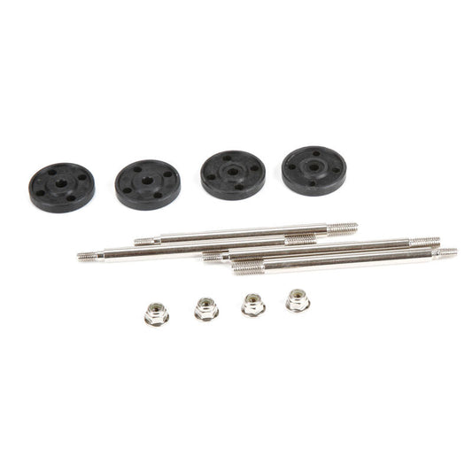 Fr/Rr Shock Shaft & Piston Set: 1:5 4wd