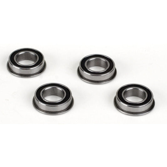 8x14x4 Flanged Rubber Seal Ball Bearing