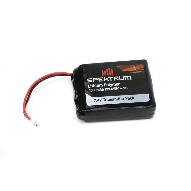 4000mAh LiPo Transmitter Battery: DX8 D