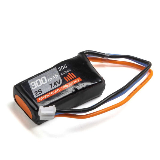 7.4V 300mAh 2S 30C LiPo Battery PH