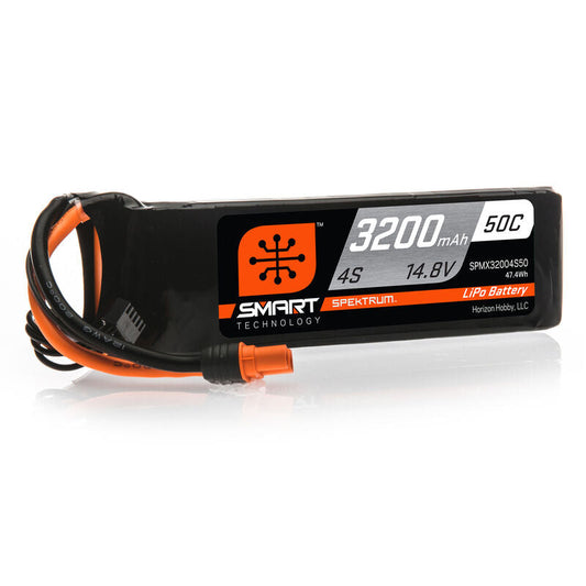 14.8V 3200mAh 4S 50C Smart LiPo Battery IC3