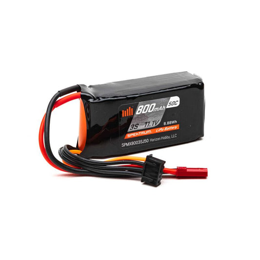 3S 11.1V 800mAh 50C Li-Po JST-RCY