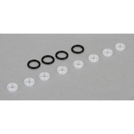 X-Ring Seals (8) Lower Cap Seals (4): A