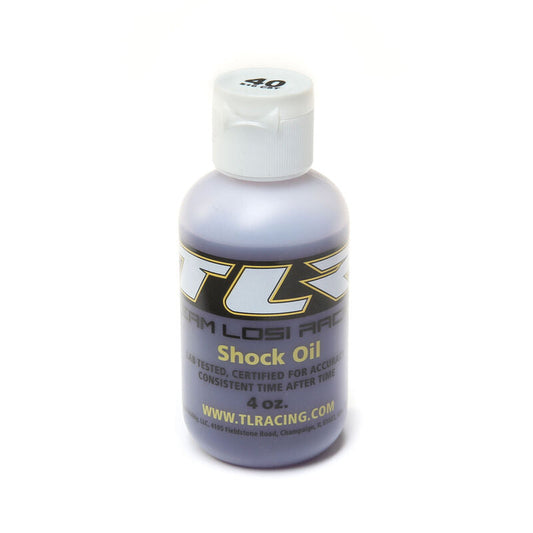 SILICONE SHOCK OIL, 40WT, 516CST, 4OZ