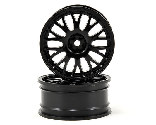 Wheel FF/RR 54 x 26mm Mesh TC Black (2